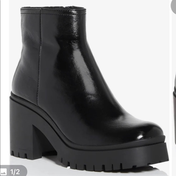 JEFFREY CAMPBELL ANEMONE BLACK BOOTIE Sz: 9.5 - Picture 3 of 9